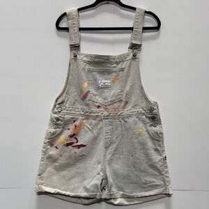 MISSLOOK Women’s Overalls with Colorful Splatter
